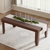 71 Inch Dining Table for 6-8, Modern Farmhouse Rectangular MDF Table, Heavy-Duty Kitchen & Dining Room Table for Family Gatherings - 3 of 4
