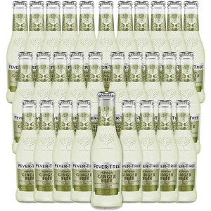 Fever Tree Ginger Beer - Premium Quality Mixer - Refreshing Beverage for Cocktails & Mocktails 200ml Bottles - 1 of 3