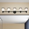 Livex Lighting Middlebush 5 - Light Vanity in  Black - 4 of 4