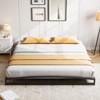 Coolmee Low Bed Frame Twin/Full/Queen/King Size, 6 Inch Heavy Duty Metal Platform Bed Frame with Arch Design, Strong Bearing Capacity - 4 of 4
