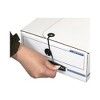 Bankers Box LIBERTY Check and Form Boxes, 11" x 24" x 5", White/Blue, 12/Carton - 3 of 4