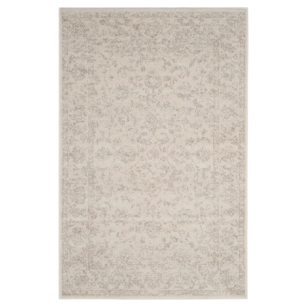 4'x6' Carnegie Rug Cream/Light Gray - Safavieh