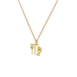 Give Me a Sign Zodiac Name Necklace - Gold Vermeil - 1 of 4