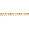 Black Bow Jewelry 5.25mm, 14k Yellow Gold, Open Concave Curb Chain Bracelet - 2 of 4