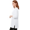 Woman Within Plus Size Perfect Three-Quarter-Sleeve Scoopneck Tunic - 4 of 4