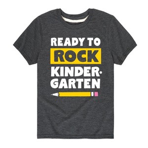 Boys' - Instant Message - Ready To Rock Kindergarten Short Sleeve Graphic T-Shirt - 1 of 4