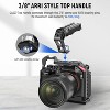 Boersma Top Handle and Side Handle Grip Kit, 1/4" Screws, Cold Shoes, Ergonomic Silicone Handgrip, Compatible with SmallRig Camera Cage Video Rig - 3 of 4