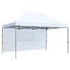Whisen 10 x 15 Pop Up Canopy Tent, Heavy Duty Party Tent with Sidewalls, Height Adjustable - 2 of 4
