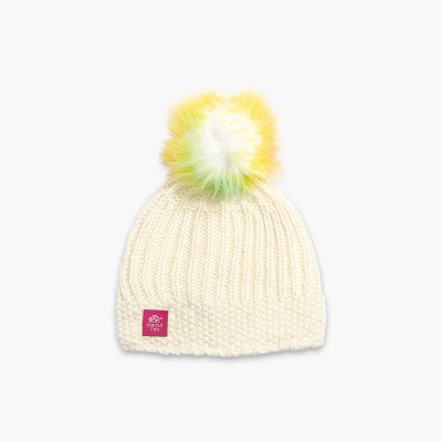 Turtle Fur Girls Suzie Pom Beanie - Kids Winter Hat