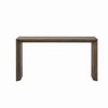 HDZNVF Modern Style Console Table made of Paulownia Solid Wood Veneer, Natural - 4 of 4