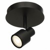 Access Lighting Lincoln 1 - Light Flush Mount in  Matte Black - 3 of 4