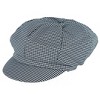CTM Girl's Houndstooth Cabbie Hat - 2 of 3