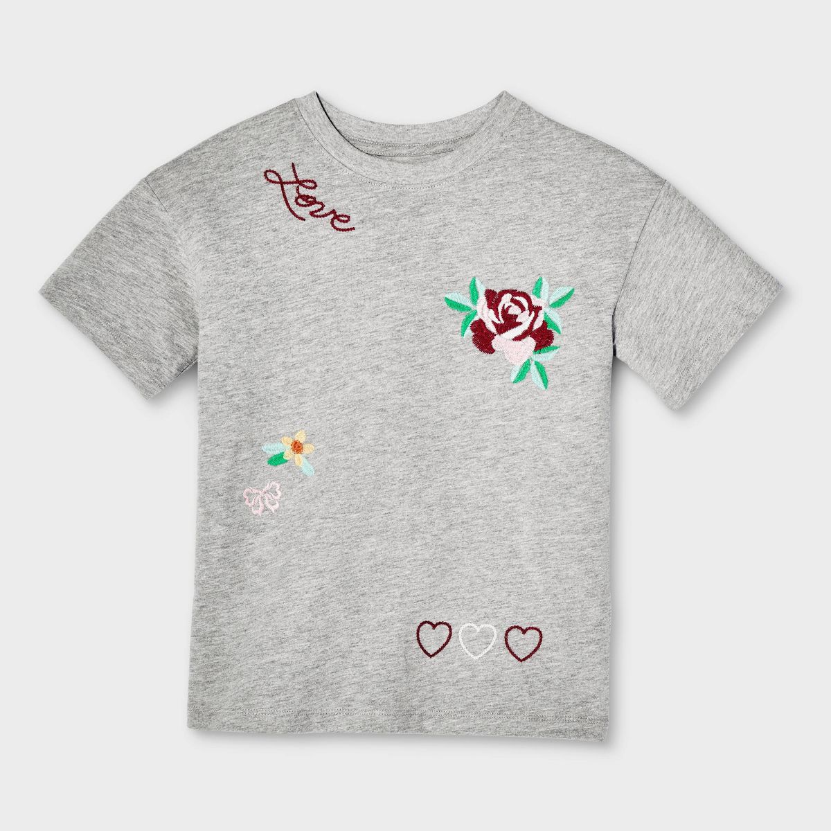 Girls' Short Sleeve Oversized Graphic T-Shirt - Cat & Jack™ - thumbnail 5
