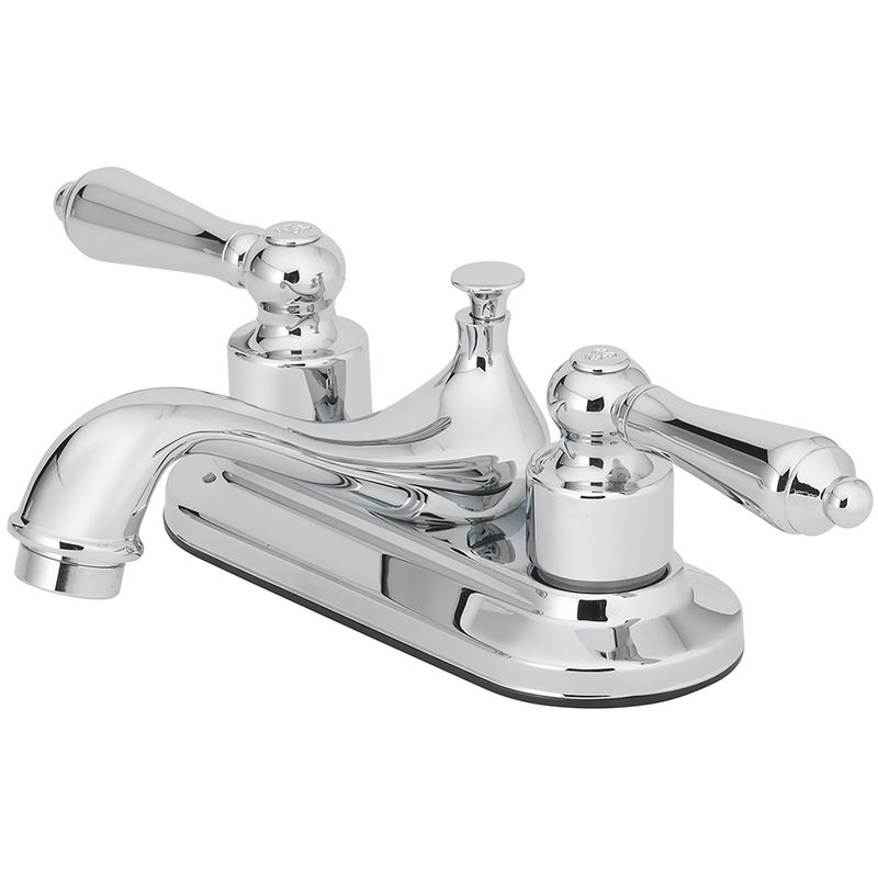 OakBrook Chrome Two-Handle Bathroom Sink Faucet 4 in. (Mfr. # 65408W), 1 of 4