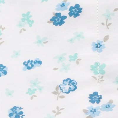 pattern - floral - white/blues