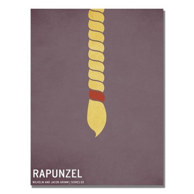 16" x 24" Rapunzel by Christian Jackson - Trademark Fine Art