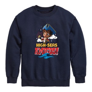 Boys' - Santiago of The Sea - Bff Of The Sea Graphic Long Sleeve Fleece Sweatshirt - 1 of 4