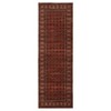 Washable Area Rugs Modern Bordered Floor Cover, Non-Slip Geometric Accent Carpet, Stain-Resistant Low Pile Indoor Mat - 4 of 4