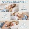 BRINJOY Queen Size Pillow - Hotel Collection Single Bed Pillow with Down Alternative Fill for Side, Back & Stomach Sleepers (White, 20x30 Inches) - 3 of 4
