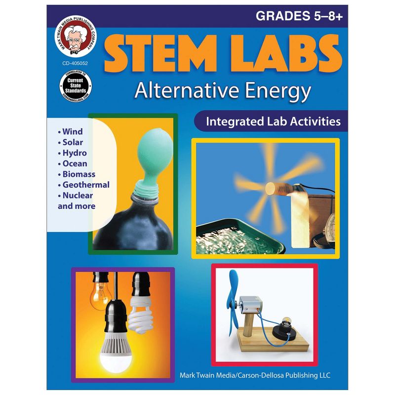 STEM Labs: Alternative Energy Workbook Grade 5-12, Paperback, 1 of 2