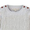 Hope & Henry Girls' Cable Button Sweater, Infant - 2 of 4