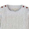 Hope & Henry Girls' Cable Button Sweater, Infant - image 2 of 4