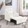 Okak Modern Convertible Sleeper Sofa Accent Chair with Pull-Out Bed,Upholstered Lounge Chair for Living Room,Bedroom,Office - 2 of 4
