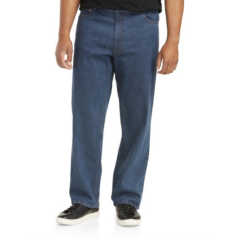 Harbor Bay Relaxed Fit Stretch Jeans - Men's Big And Tall Basic Blue ...
