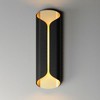 ET2 Lighting Folio 2 - Light Wall Light in  Black/Gold - 3 of 4