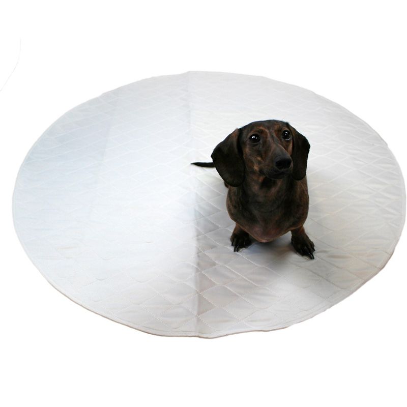Midlee Washable Whelping & Pee Pad for Dogs 36" Round Pack of 3, 1 of 7