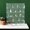 Juvale 5-Tier Acrylic Display Case for Collectibles, Mini Action Figures and Rocks - Wall Mountable Collection Cabinet (Clear) - 2 of 4