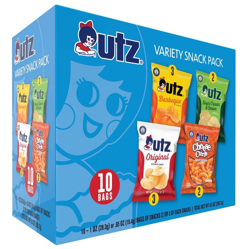 Utz Variety Snack Pack - 10ct/9.3oz, 1 of 5