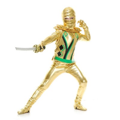 Charades Gold Ninja Avenger Boy's Costume : Target