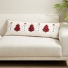 Saro Lifestyle Snowman And Christmas Tree Poly Filled Throw Pillow, 13"x40", Multi - 3 of 3