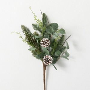 Artificial Pine And Eucalyptus Stem Multicolor 19"H - 1 of 2
