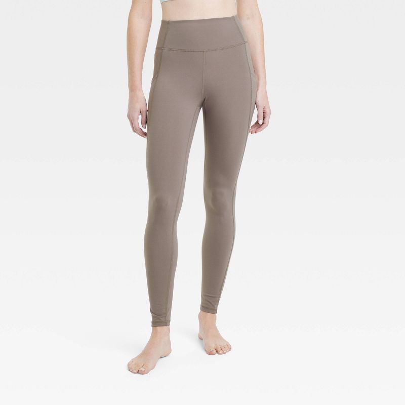 Women's Brushed Sculpt High-Rise Pocketed Leggings - All In Motion™, 1 of 7