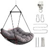 Okak Swing Chair with Cushion,Indoor&Outdoor Hanging Hammock Chair for Patio,Garden&Balcony,Porch Swing Chair,270LBS Capacity - 4 of 4