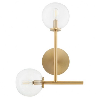 Quorum Lighting Rovi 2 - Light Sconce in  Aged Brass