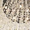 Maxax 38" 10-Light Crystal Raindrop Chandelier,Dimmable Modern Pendant Light, for Living Room Foyer - 2 of 4