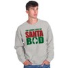 Funny Christmas Ladies Love Santa Bod Men's Crewneck Sweatshirt Brisco Brands - 2 of 4