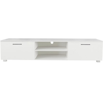 NicBex TV Stand for TVs up to 70 Inches,Modern Entertainment Center with Open Shelves and 2 Cabinets