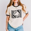 Simply Sage Market Women's Football Game Day Stacked Wavy Short Sleeve Ringer Tee - 2 of 3