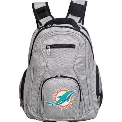 Miami Dolphins Striped Drawstring Backpack