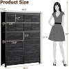 Jojoka Tall Dresser for Bedroom,16 Drawer Dressers & Chests of Drawers, Fabric Storage Drawer, 11.8" D x 39.9" W x 51.2" H - 3 of 4