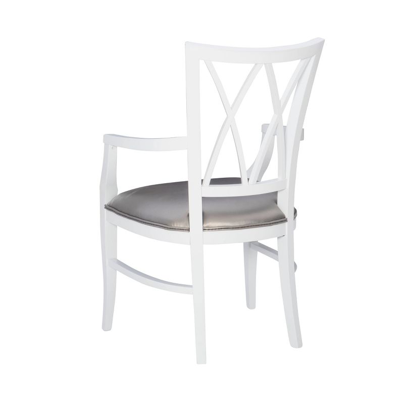 Aberle Arm Chair White - Linon, 6 of 10