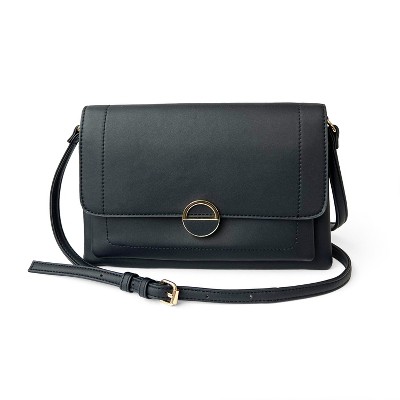 NICCI Crossbody with Round Ornament Navy  One Size