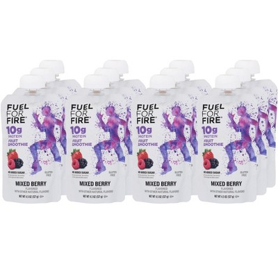 Fuel For Fire Mixed Berry Fruit Smoothie - Case of 12/4.5 oz