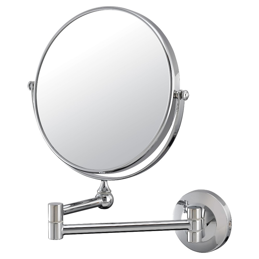 UPC 885679000182 product image for 10X/1X Double-Sided Wall Magnified Makeup Bathroom Mirror Image Chrome - Aptatio | upcitemdb.com