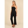 Petal and Pup Womens Nadia Strapless Jumpsuit - 2 of 3