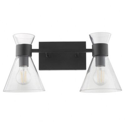 Quorum Lighting Beldar 2 - Light Vanity in  Matte Black